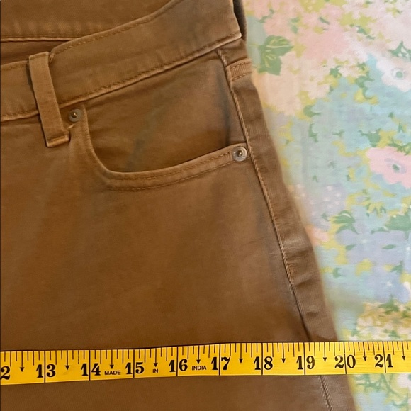 Gap | 2022 Tan Cheeky High Rise Straight Denim Jeans Size 10 Fall Neutral - Picture 11 of 13